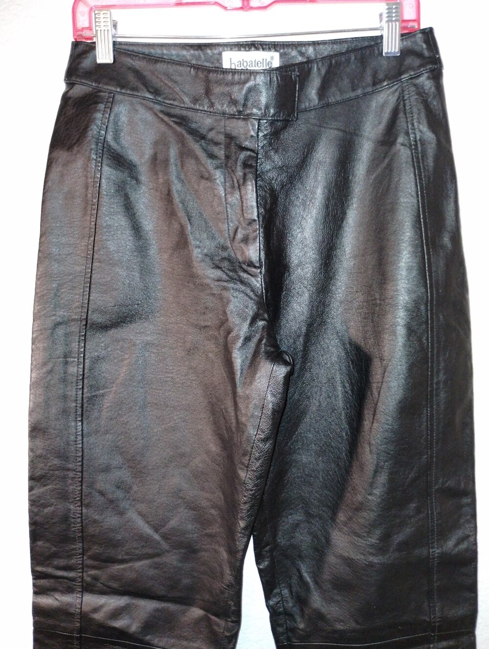 Bagatelle 100% Leather Pants Black sz 8 Vintage
